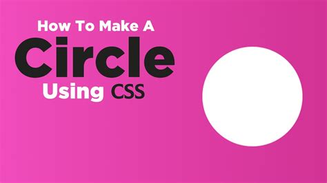 How To Make A Circle Using CSS CSS Shapes YouTube