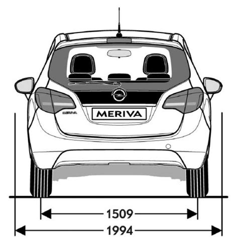 Opel Meriva B Abmessungen Technische Daten L Nge Breite H He