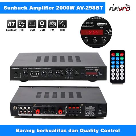 Jual Sunbuck Audio Amplifier Bluetooth Dac Home Stereo Channel Dac