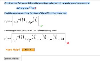 Answered Consider The Following Differential Bartleby