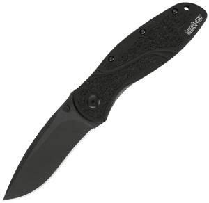 Kershaw Blur 3 4 Black ComboEdge Blade Black Handle 1670BLKST