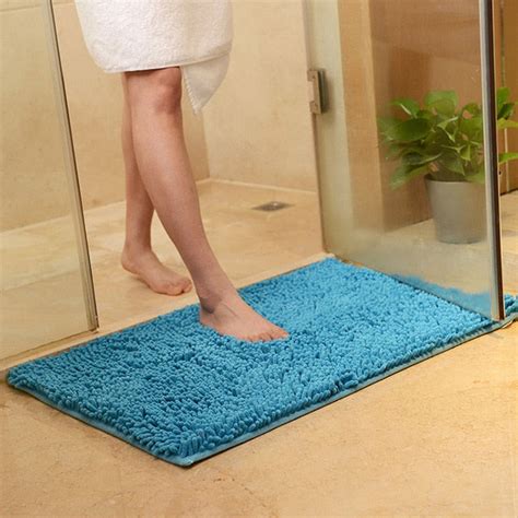 Thick Shaggy Non Slip Chenille Bathroom Rug Floor Mat Decorzee