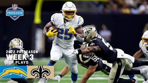 Los Angeles Chargers Top Plays Vs New Orleans Saints NFL 2022