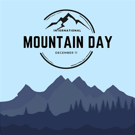 International Mountain Day background banner design 26233956 Vector Art ...