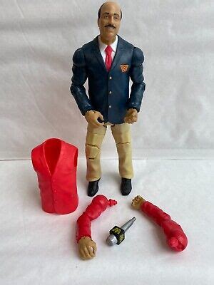 Wwe M Chant Gene Okerlund Mattel Elite Flashback S Ries Figurine