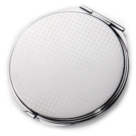 Compact Folding Makeup Metal Pocket Vanity Mirror For Dye Sublimation