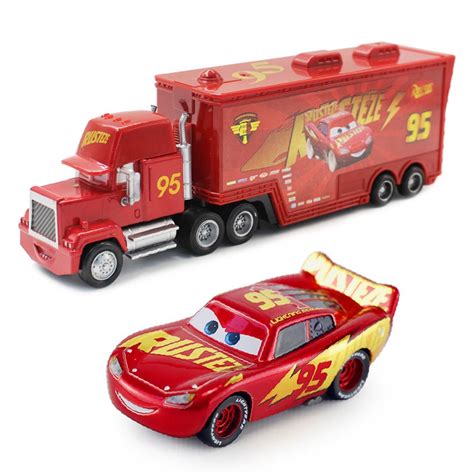 Carros Da Disney Pixar Rel Mpago Mcqueen Mack Tio Jackson