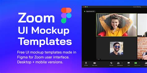 Free Zoom Ui Mockups Figma