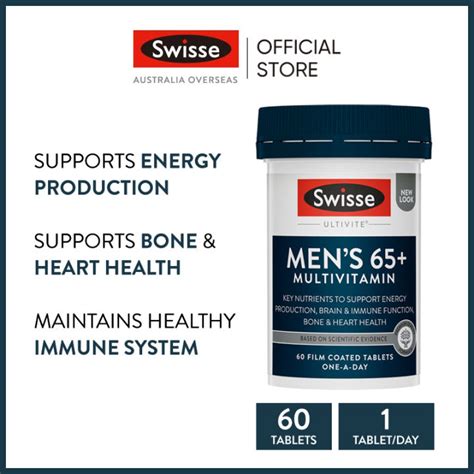 Swisse Men S Ultivite 65 Multivitamin 60 Tablets Exp 12 2024 Lazada Ph