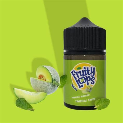 Jual Bercukai Fruity Loops Melon 60ml 3mg Liquid Vape Vapor Vaping