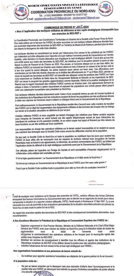 Guerre Au Nord Kivu Jp Bemba Et Christian Tshiwewe Appel S Au Front