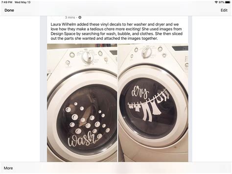 Pin By Theresa On Cricut Washer And Dryer Vinyl Decals Cricut