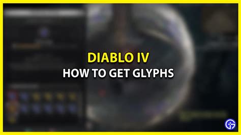 Diablo 4 Rare Glyphs Farming Guide Gamer Tweak