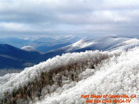 Wintery Scene in the Georgia Mountains - December 10, 2003