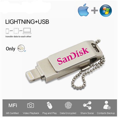 Otg Usb Flash Drive 256gb 512gb 1tb Pendrive For Iphone Lightning 2 In 1 Pen Drive Shopee