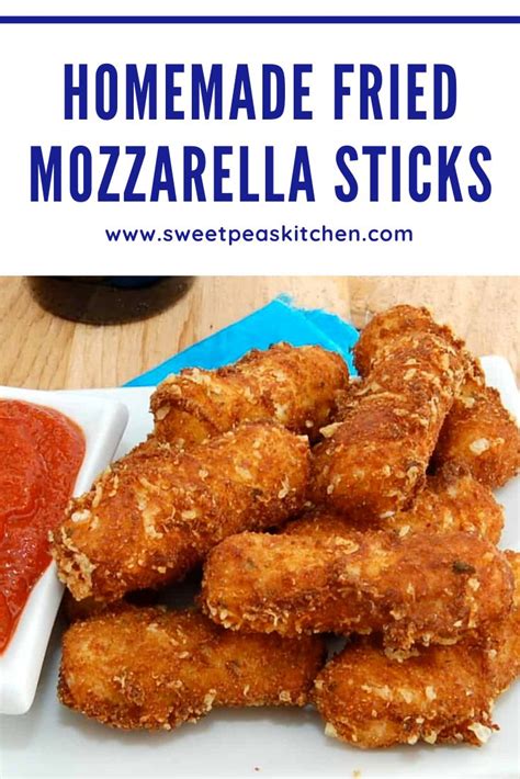 Homemade Fried Mozzarella Sticks Recipe Sweet Pea S Kitchen Recipe