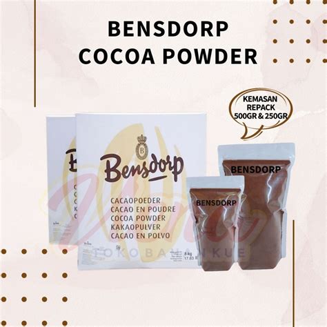 Jual Bensdorp Cocoa Powder Coklat Bubuk Repack Gr Shopee Indonesia