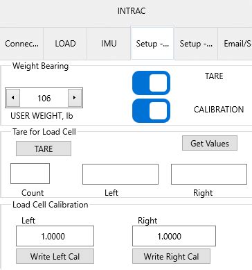 7: Load cell calibration user interface. | Download High-Quality ...