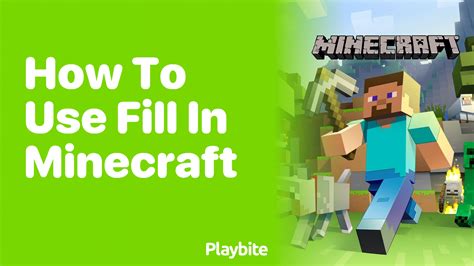 How To Use Fill In Minecraft Guide To Mastering Commands Playbite