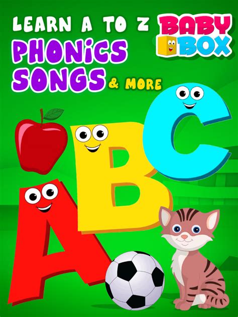 Prime Video Learn A To Z Phonics Songs And More Baby Box