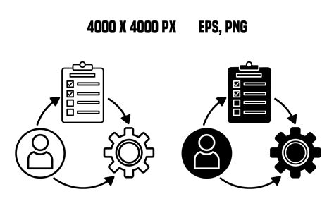 Workflow Icons Graphic by YuliDor · Creative Fabrica