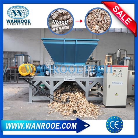 100 3000kg H Waste Cardboard Paper Metal Wood Plastic Shredder