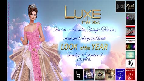 Luxe Paris Look Of The Year Grande Finale Secondlife