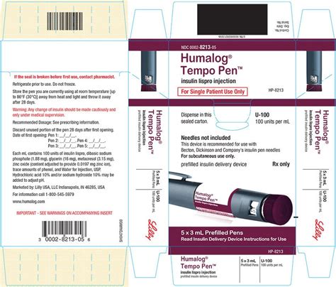 Humalog Dosing Chart