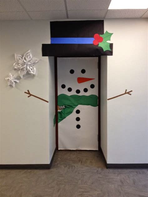 Snowman Door Munchkins And Mayhem