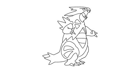 Tyranitar Coloring Pages Coloring Pages