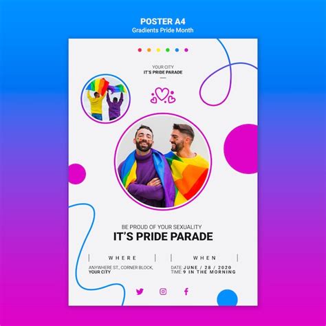 Free Psd Poster For Lgbt Pride