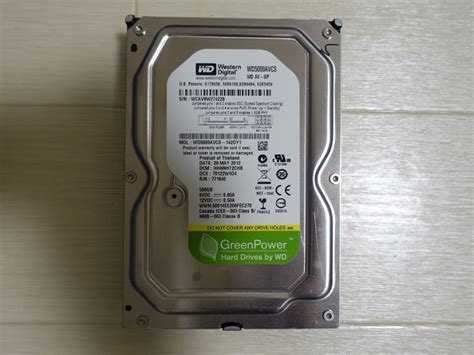 DIGA修理用ハードディスク Western Digital WD AV GP 500GB HDD WD5000AVCS ⑬PayPayフリマ