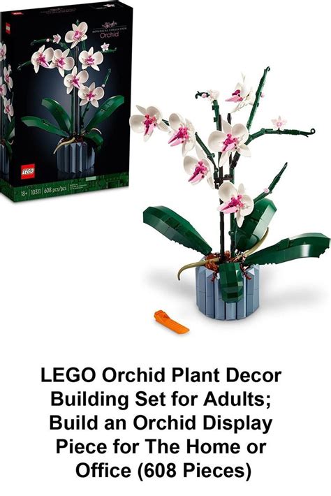 Lego Icons Orchid 10311 Building Set For Adults 608 Pieces Plant Decor Orchid Plants Orchids