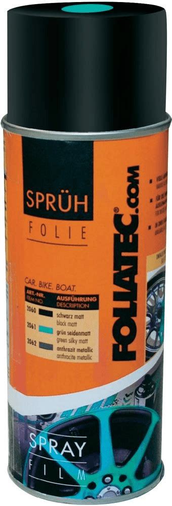 Foliatec Spr H Folie Schwarz Matt Ml Ab