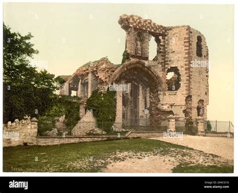 The Castle Denbigh Wales Stock Photo Alamy