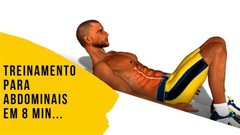 Treinamento De Abdominais Em Minutos Treino Completo Youtube