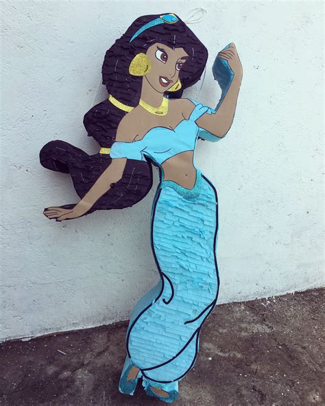 Aladin Disney Jasmine Birthday Diy Pinata Disney Characters