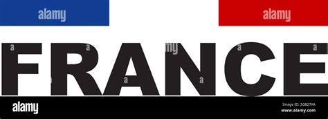 france flag logo design vector template stock vector image art alamy