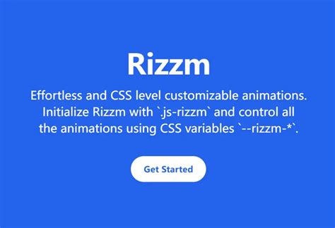 Animate Elements On Scroll With Rizzm Js Css Script