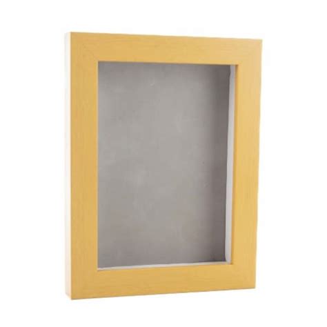 Classic Natural Wood Shadow Box Frame Acrylic Front Light Brown Suede 30 Sizes 8x12 8x12 Kroger