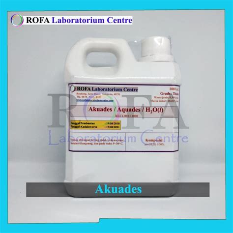 Jual Lab Akuades Aquades Air Murni H2O 20 L Shopee Indonesia