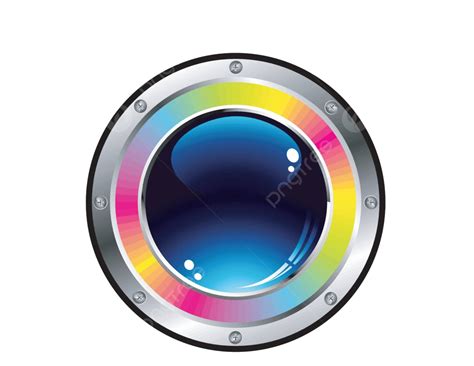 Logo Fotografi 3d Memfokuskan Mata Hitam Vektor Fokus Hitam Mata Png