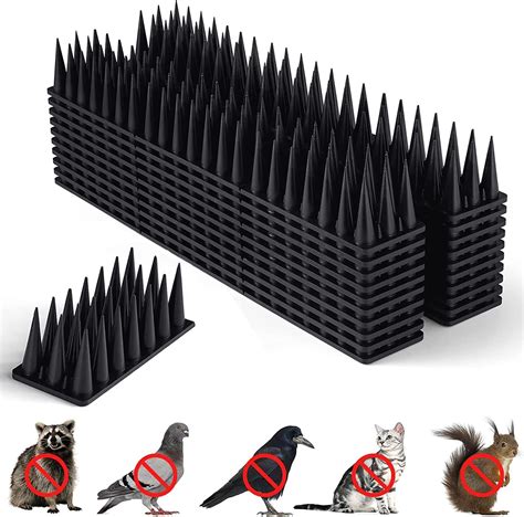 Creplosl Bird Spikes 20 Pack Pigeon Raccoon Squirrel Cat