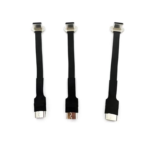 90 Degree Ffc Usb 31 Type C Male To Female Cablefpc Up Angle Ribbon Usb Type C Extension Cable