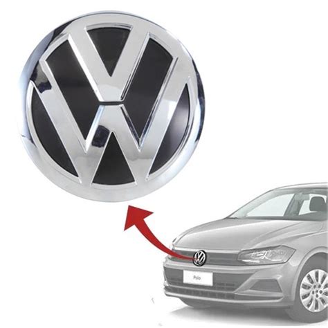 Emblema Grade Dianteira Vw Novo Polo Gti E Virtus