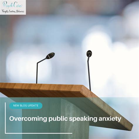 Overcoming Public Speaking Anxiety Psychcare