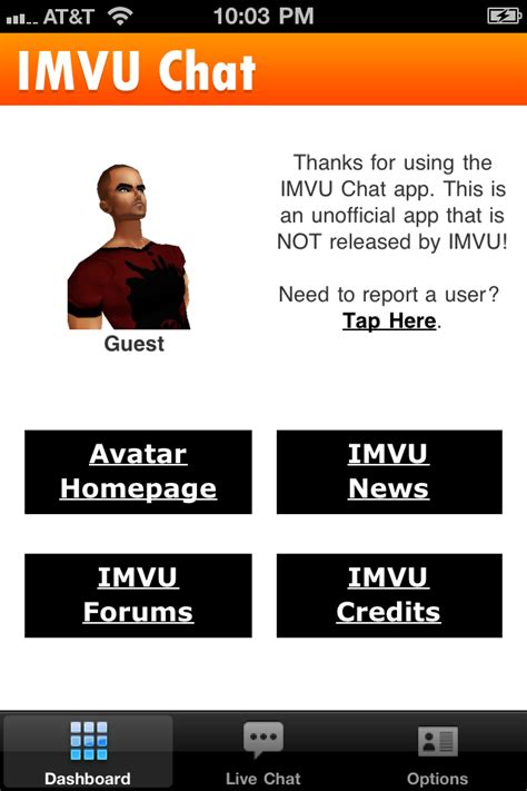 IMVU Chat Social Networking Entertainment free app for iPhone, iPad and Watch - iFreeware