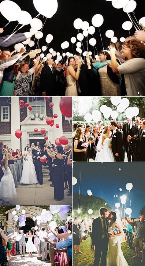 balloons wedding send off ideas for 2019 - EmmaLovesWeddings