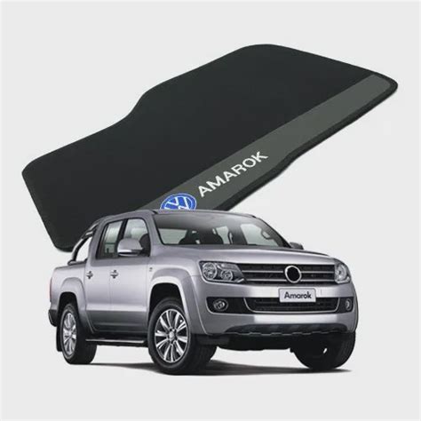 Tapete Carpete Bordado Do Volkswagen Amarok Logo No Shoptime