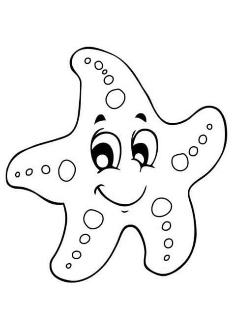 Dibujos de Estrella De Mar para colorear e imprimir– ColoringOnly.Com